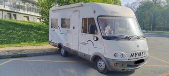 Fiat Ducato Hymer, klimatizace, francouzská postel,garáž
