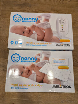 Nanny 2x monitor dechu + jednotka