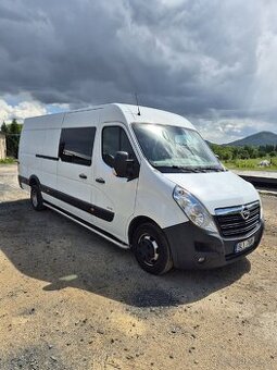 Opel Movano 2,3 DCi, 6 míst, tupláky