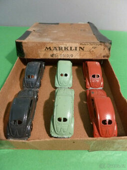 6 Märklin VW Pretzel Beetle v dealerské krabici 55199 cca 19