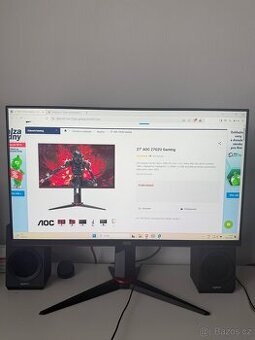 LCD Monitor AOC 27G20 Gaming 27"