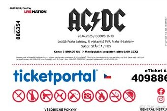 AC/DC Stání u podia