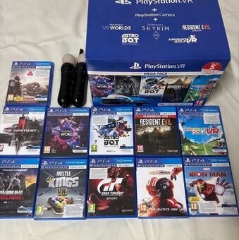 Virtuální realita ps4 ps5 , full set , playstation vr