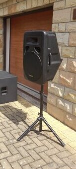 Reproduktory Skytec sp1500a + stojany Vonyx