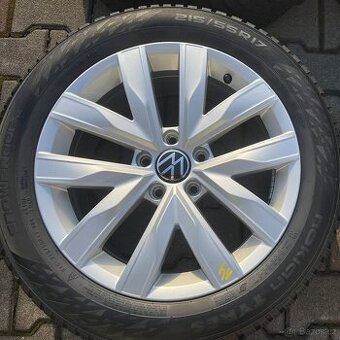 Volkswagen alu 7x17 5x112 ET38 pneu 215/55/17 98H