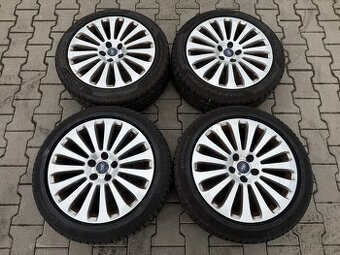 4x al kola 5x108 17 + pneu zimní 205/50 R17