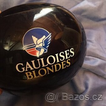 Velká propagační mísa na led s víkem značky Gauloises