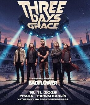 Three Days Grace Praha 15.11.2025