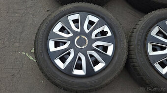 Pěkná orig. zimní kola 15" 5x100 Škoda Rapid + Fabia 3