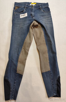 Strečové, colokožené Riflové rajtky vel.34