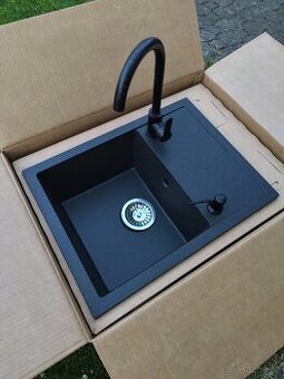 Granitový dřez s baterií NOVÝ