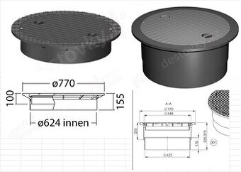Poklop nastavec teleskopicky hrdlo viko - nadrz Atlantis