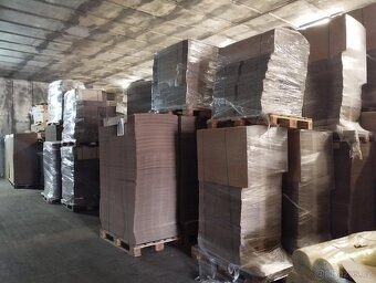 Doprodej kartonových krabic a prokladů - ceny viz foto