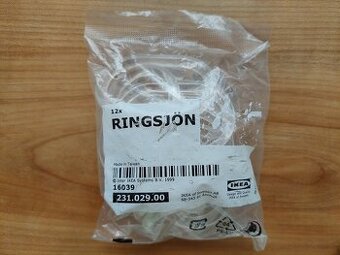 12x nové kroužky, háčky IKEA na koupelnový závěs - SLEVA