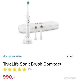 TrueLife SonicBrush Compact - úplně nový, nevhodný dárek