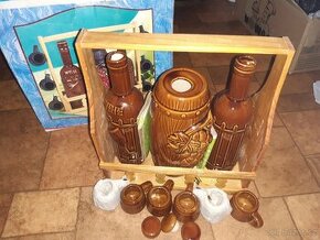 keramická sada na víno