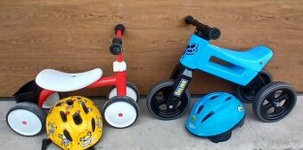 Prodám odrážedlo s přilbou,velikost xs 46-53 cm. Jedeno odrá