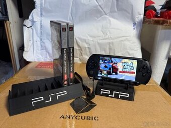 Stojánek na PSP, PlayStation portable, na hry a na konzoli