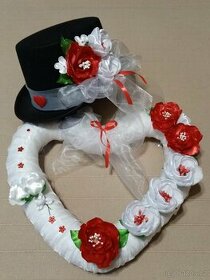 Svatební dekorace na auto