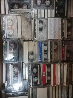 Prodám audiokazety Sony Basf Fero normal, 1x nahrané