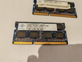 RAMKY paměti DDR3, SODIMM, Ram do notebooku 2x2GB