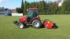 Aerifikace fotbalového hřiště VertiDrain VD7215 provzdušnění