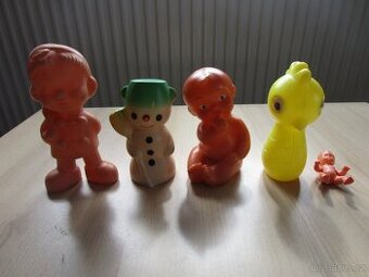 5x STARÁ GUMOVÁ A PLASTOVÁ HRAČKA - LIBUŠE NIKLOVÁ