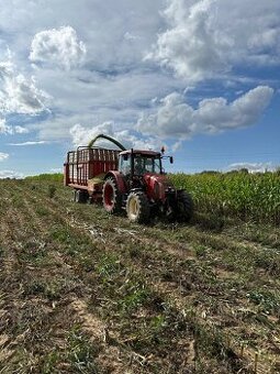 Odvoz senážním vozem