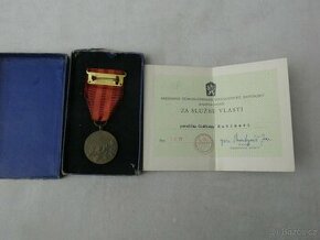 Medaile - Vyznamenání - ZA SLUŽBU VLASTI - 1