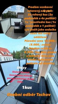 Zahradní ratanový nábytek