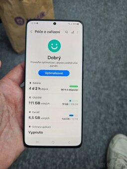 Samsung S21 Ultra 12/128GB - pěkný stav, komplet