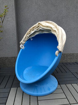 IKEA PS LÖMSK dětské otočné křeslo se shrnovací stříškou