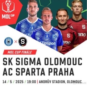 Mol Cup finále Olomouc x Sparta lístky