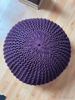 Pouf -taburet fialovy