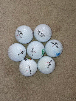 Golfové míčky TOP FLITE 7 ks á 20,- Kč - kvalita