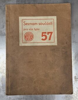 Tatra 57 - seznam součástí