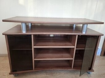 Stolek pod TV - ořech