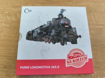 Stříbrná pamětní mince ČM "Parní lokomotiva 365.0"