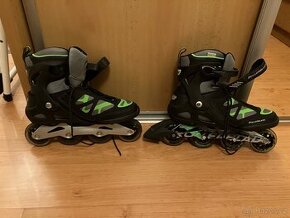 Pánské kolečkové brusle Rollerblade vel. 47 + chrániče
