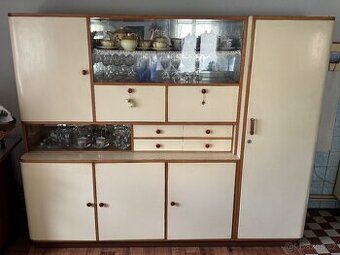 Retro kredenc + spodní skříňka – set i jednotlivě