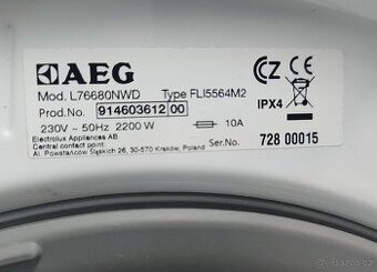Pračka AEG L76680NWD