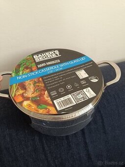 Hrnec Bakers Secret, nepřilnavý, s poklici, 24cm, 4,5L - 1