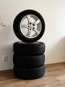 Alu kola + letní pneu, 205 / 55 r 16
