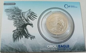 Stříbrná 1 oz investiční mince Orel 2024 č. 787