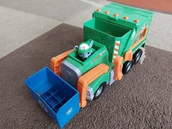 Tlapková patrola VELKÝ POPELÁŘSKÝ VŮZ ROCKY RECYKLOVATELNÝ