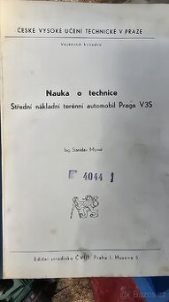 Praga V3S DOKUMENTACE NAVOD SKRIPTA