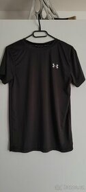 Dětské/damské černé triko Under Armour S-M