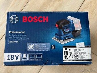 Nová aku vibrační bruska Bosch GSS 18V-10 Professional