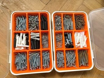 Šrouby vruty hrebiky hmozdenky