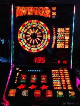 Retro herní (výherní) automat Wings+klíče, vyhledávaný